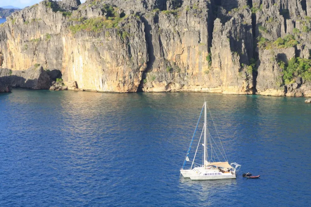 Navigation catamaran à La Réunion