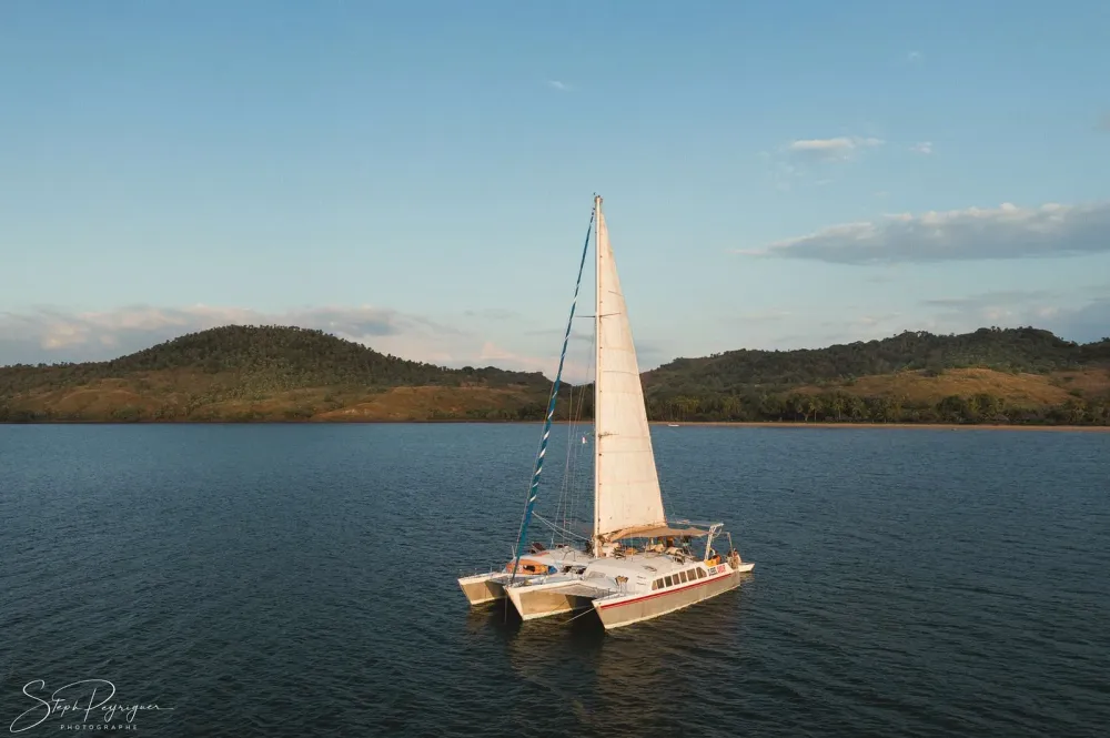 Excursion bateau trimaran à La Réunion